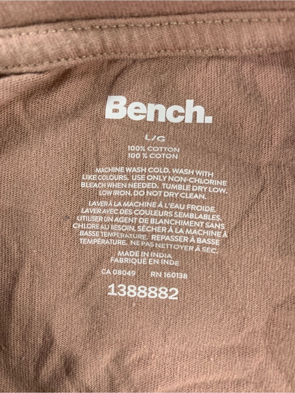 Pre loved BENCH shirt womens size L - Picture 4 of 4